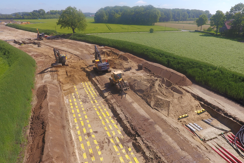 380-KV Höchstspannungskabelabschnitt KÜS Legden – KÜS Asbeck