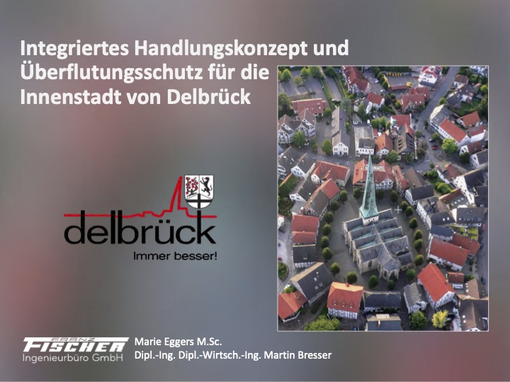 Integriertes Handlungskonzept und Überflutungsschutz für die Innenstadt von Delbrück