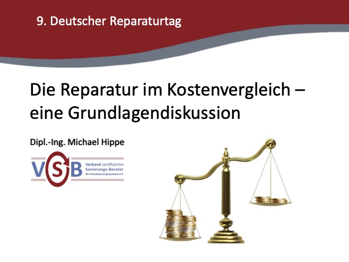 Die Reparatur im Kostenvergleich – eine Grundlagendiskussion