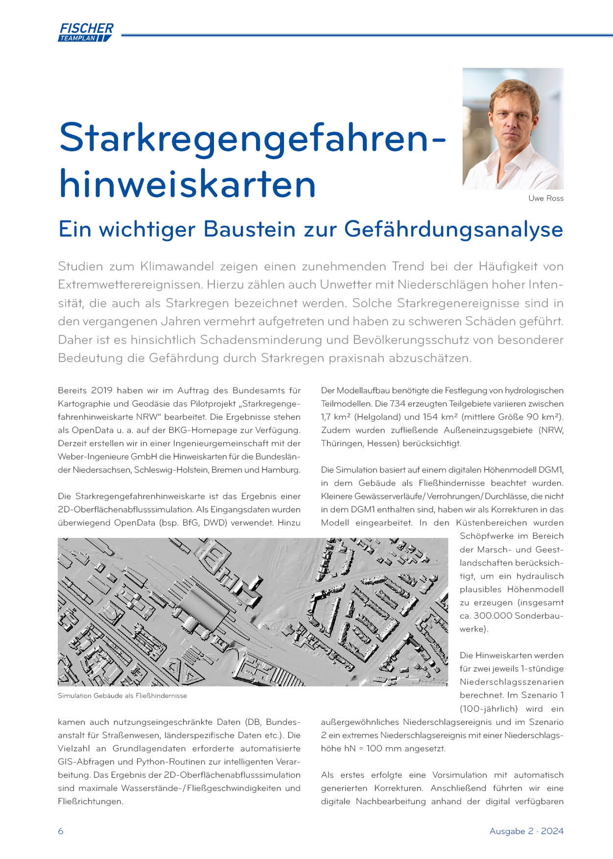 Starkregengefahrenhinweiskarten – ein wichtiger Baustein zur Gefährdungsanalyse