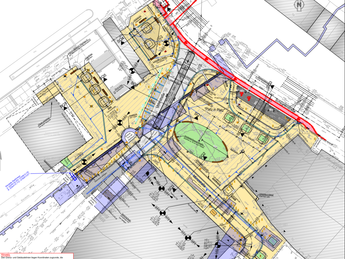 Duisburg Schwanenstraße und Calaisplatz - Ausführungsplanung