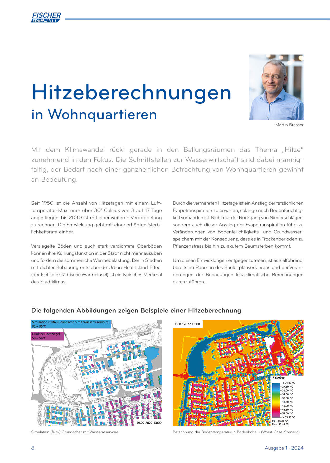 Hitzeberechungen in Wohnquartieren