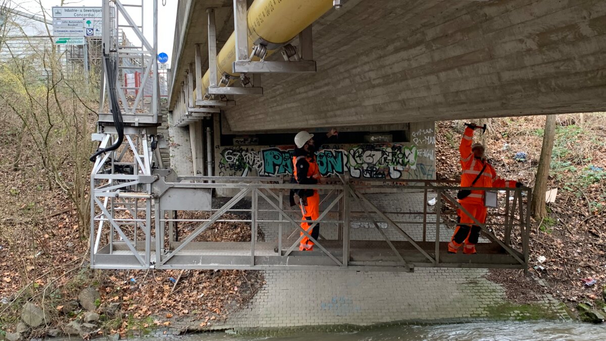 Bauwerksprüfung Brücke Concordia-Hütte