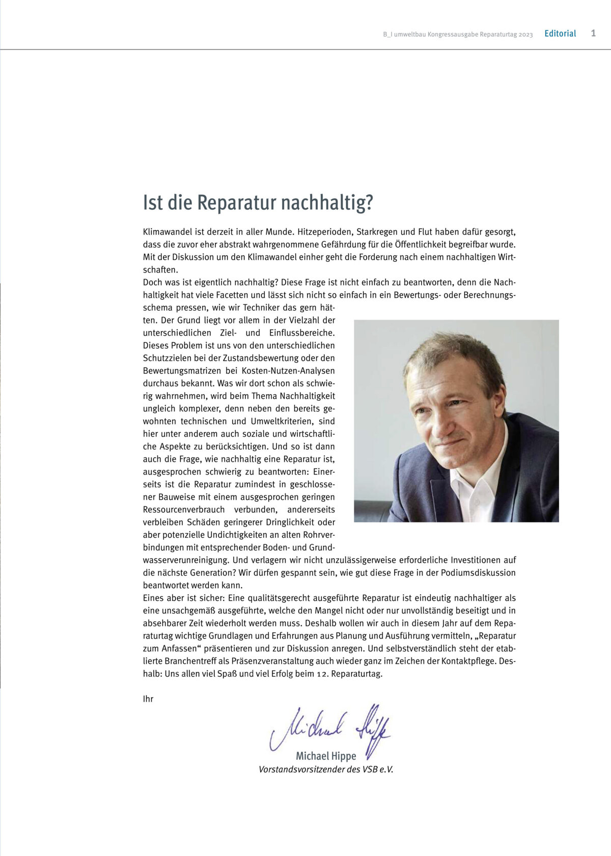 Ist die Reparatur nachhaltig?