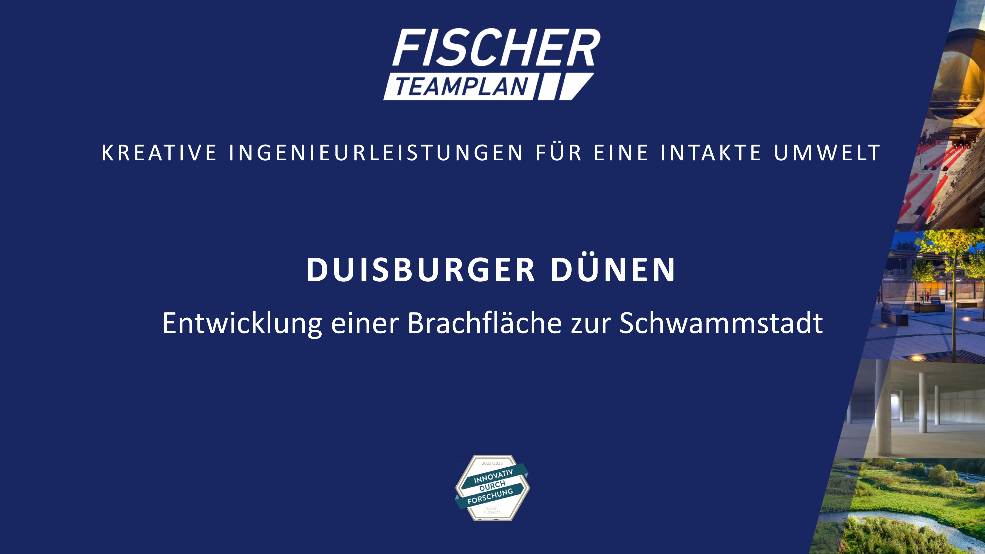 Duisburger Dünen – Entwicklung einer Brachfläche zur Schwammstadt