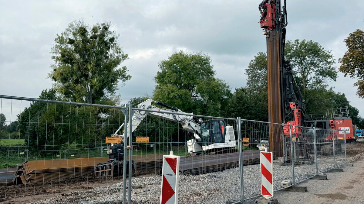 Spatenstich Hochwasserschutz Düsseldorf Himmelgeist